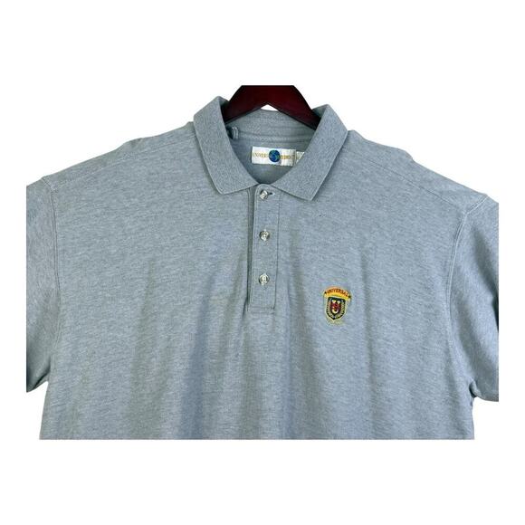 Vintage Universal Studios Polo Shirt XL Gray Crest Embroidered Logo 90’s Y2k - Picture 3 of 14